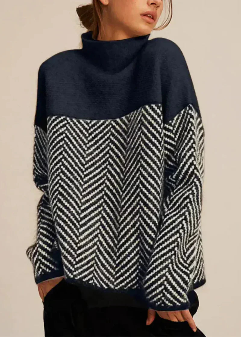 Malene | Suéter elegante de cuello alto para mujer