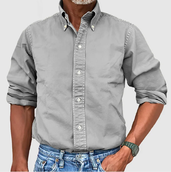 Nelson | Camisa esencial de manga larga