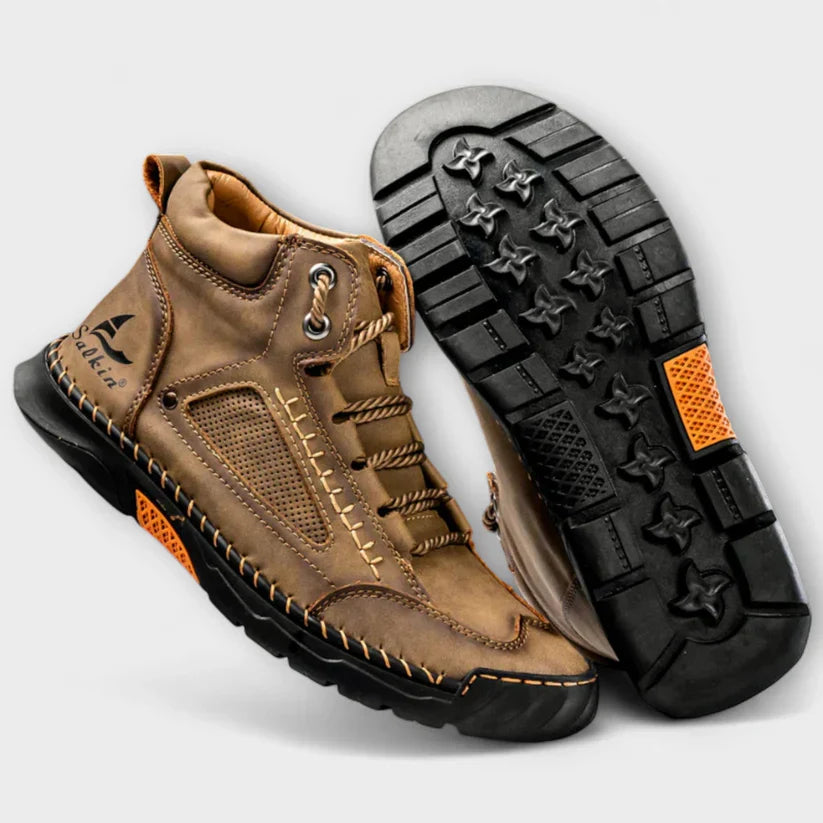 ZAPATOS ALTOS DE CUERO INDESTRUCTIBLES, IMPERMEABLES Y ORTOPEDICOS